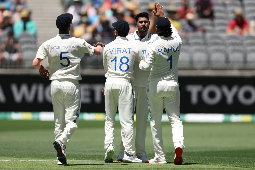 Indian Cricket Team 3 Australia vs India 1st Test: Day 2 Match Report as Jaiswal and Rahul Pile Pressure on Australia, Extending India’s Lead Past 200 in Perth