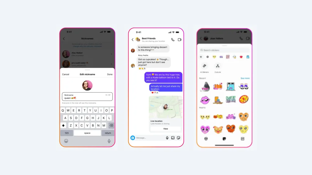 Instagram 2 1 Instagram DM Update: New Stickers, Nicknames, and Live Location Sharing