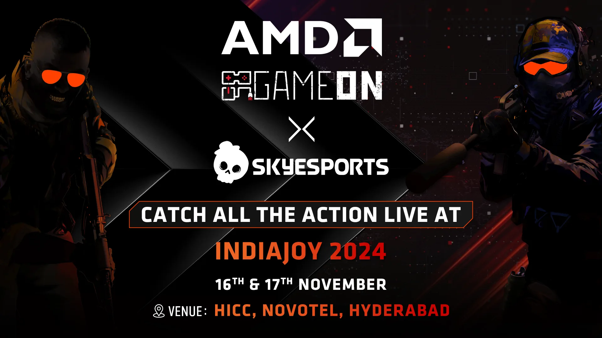 Join the AMD GameOn 2024 Win ₹300,000 in CS2 Showdown!