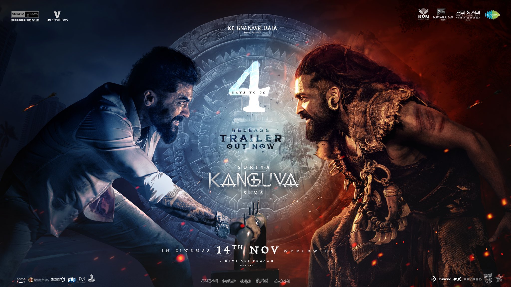 Kanguva Release Trailer: Suriya and Bobby Deol’s Epic Saga of Resurrection and Prophecy Fulfillment
