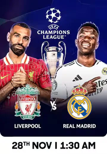 Liverpool vs Real Madrid 1 1 UEFA Champions League 2024/25: Liverpool vs Real Madrid – Preview & Prediction