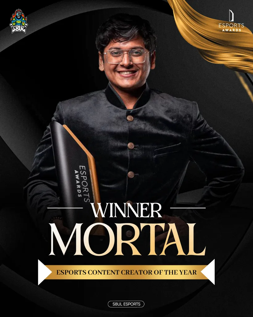 Mortal's Epic Win: Top Content Creator at Esports Awards!