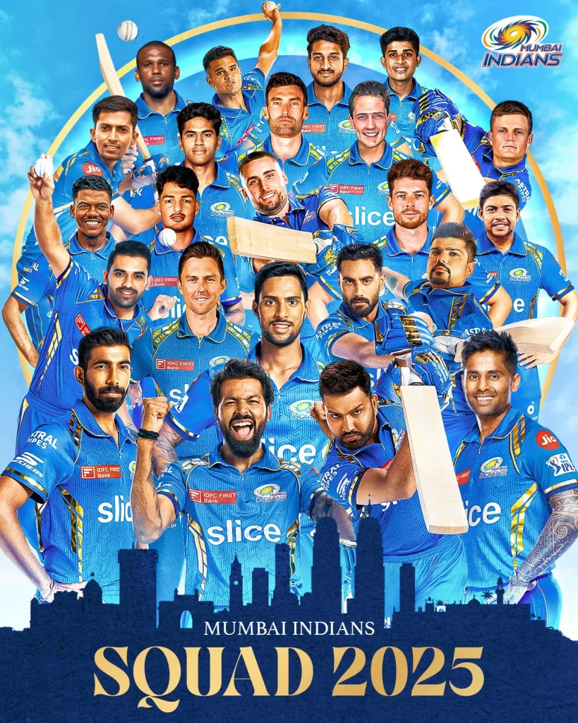 Mumbai Indians Squad IPL 2025 IPL 2025: Mumbai Indians (MI) Full Squad, Possible Starting 11 and Impact Player, Strengths and Weaknesses