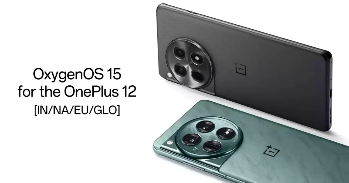 OnePlus 12 Receives OxygenOS 15 Stable Update in India