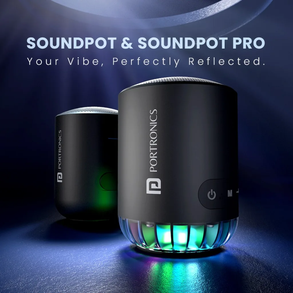 Portronics SoundPot Pro & SoundPot Portable Speakers Launched in 2024