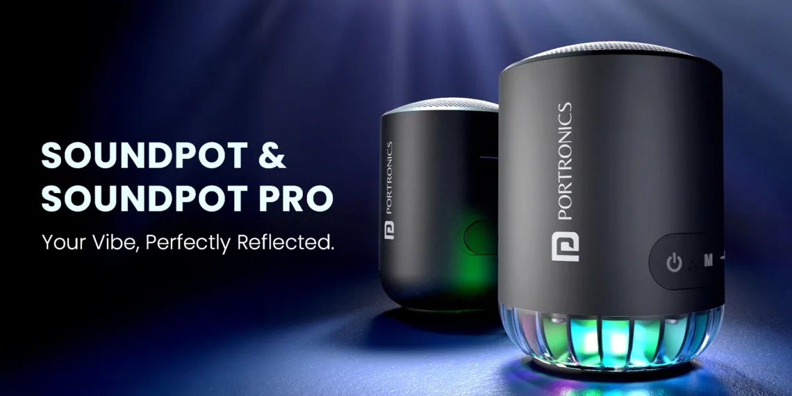 Portronics SoundPot Pro & SoundPot Portable Speakers Launched in 2024