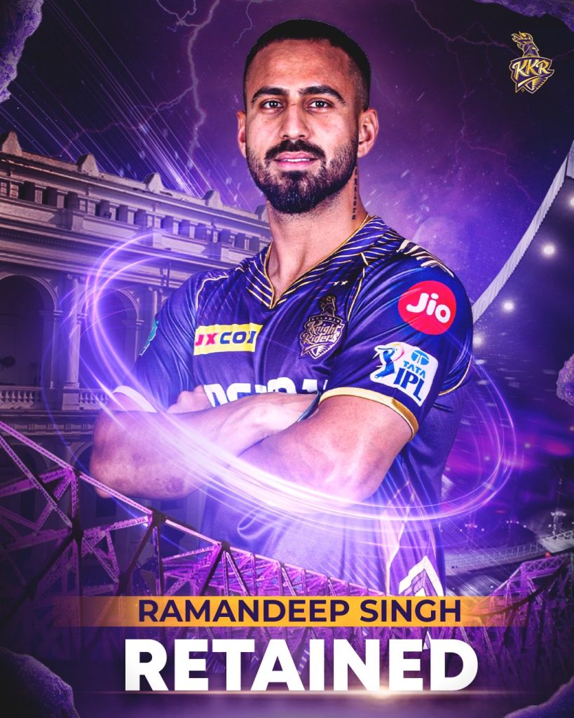 Ramandeep SIngh 1 EXPLAINED: Why KKR’s IPL 2025 Retention Strategy Led to a Surprising ₹69 Crore Deduction?