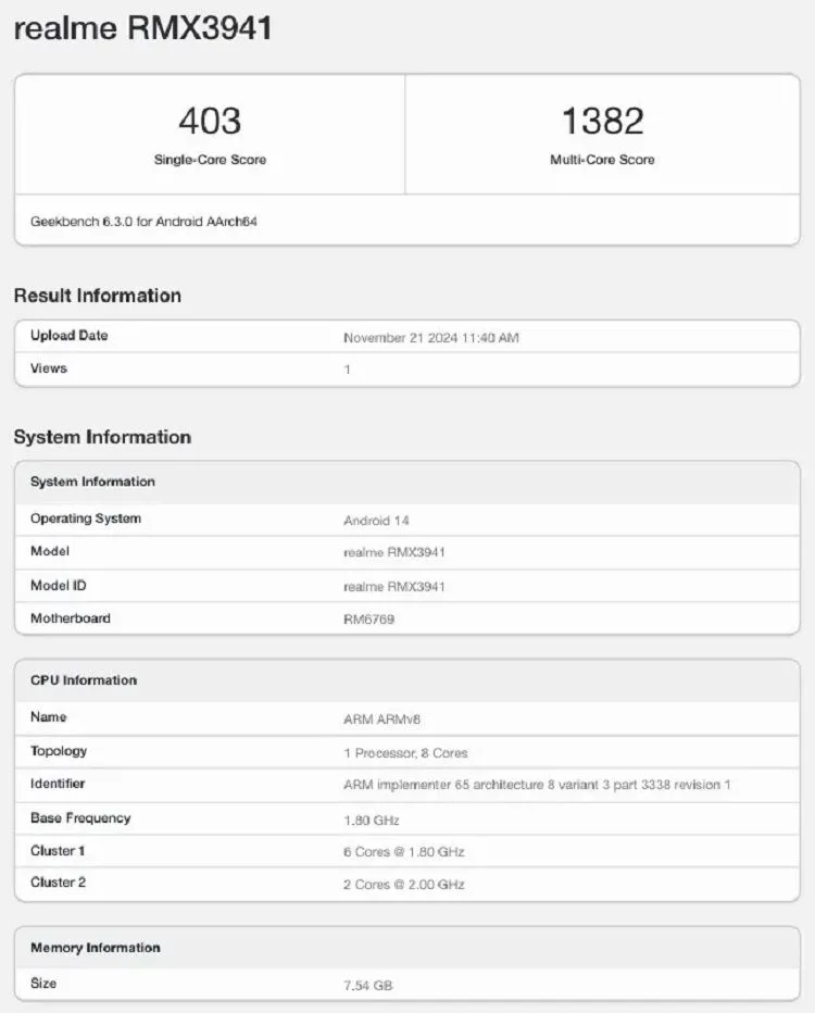 Realme C75 3 Realme C75 Pops Up on Geekbench, Imminent Launch Expected