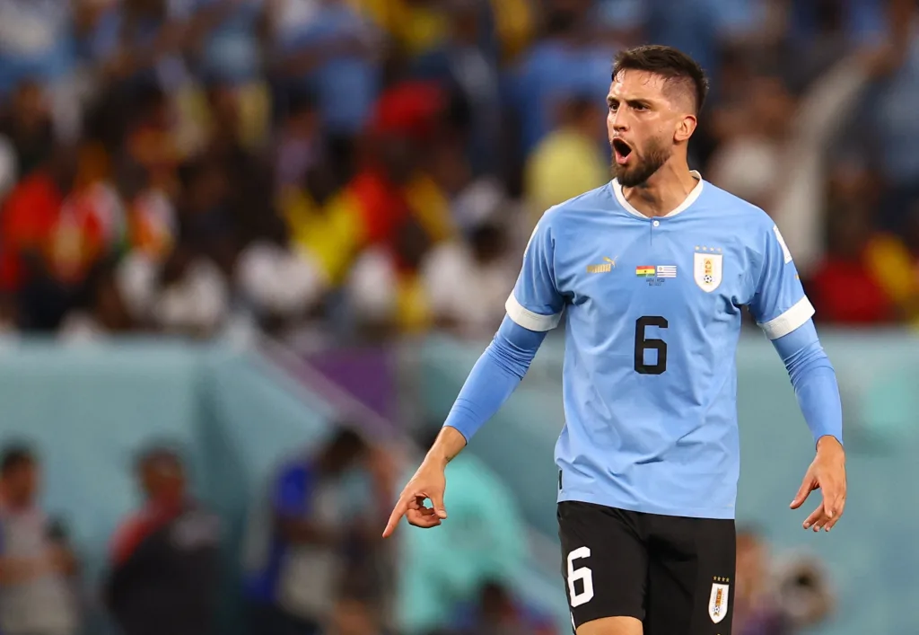 Rodrigo Bentancur for Uruguay Rodrigo Bentancur Handed 7-Game Ban for Racial Slur Against Heung-Min Son