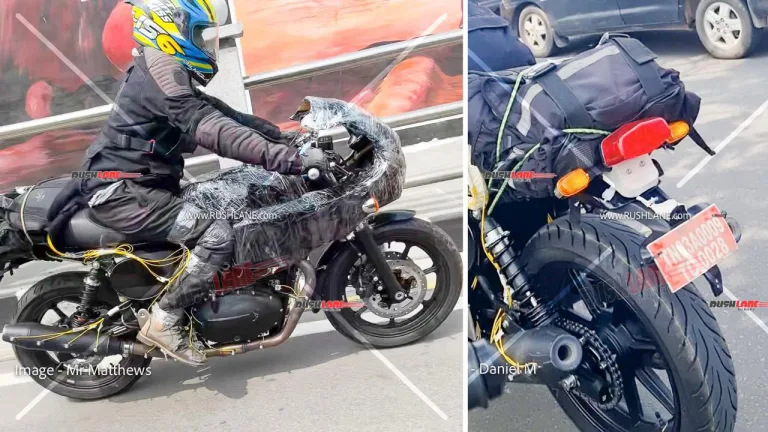 Royal Enfield Spied Testing 750cc Faired Motorcycle
