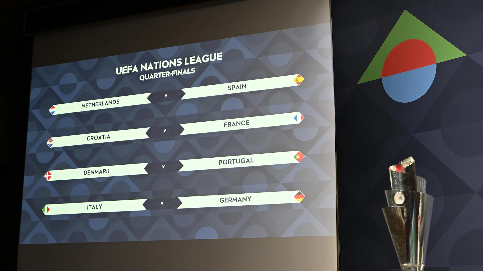 UEFA Nations League 2024-25 Quarterfinals Draw: Spain vs Netherlands, Italy vs Germany