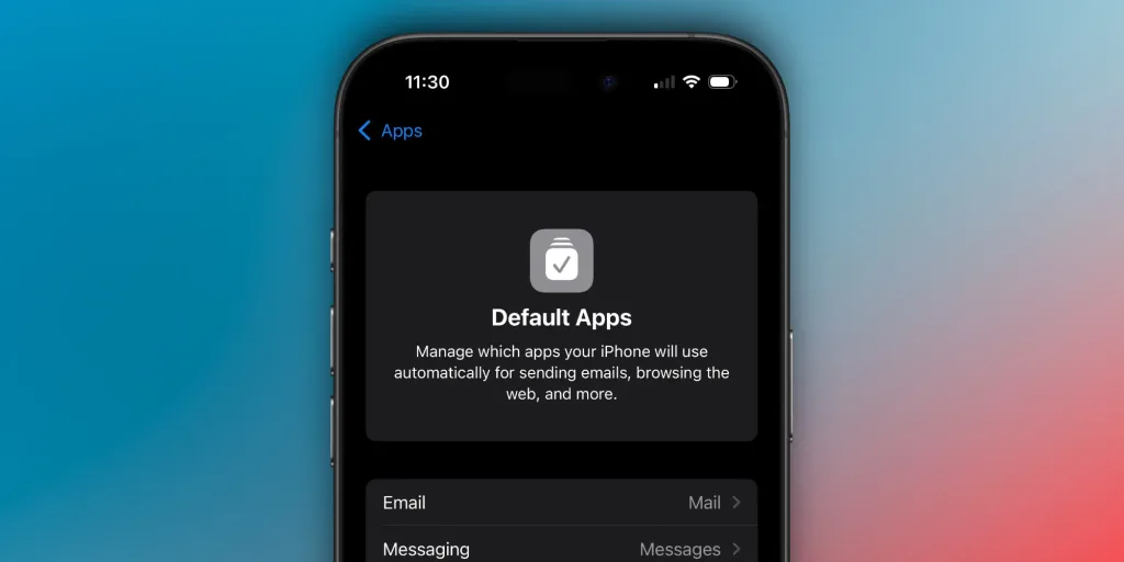 iOS 18.2 3 1 iOS 18.2 to Allow Users to Change Default Apps Across Eight Categories