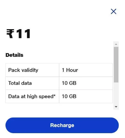 image 1067 png Jio Launches ₹11 Data Voucher: 10GB High-Speed 4G for 1 Hour