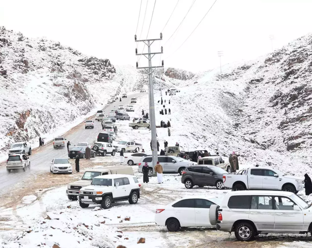 image 371 🌨️ Snowfall Saudi Arabia: Saudi Desert Sees Snow for the First Time Ever!