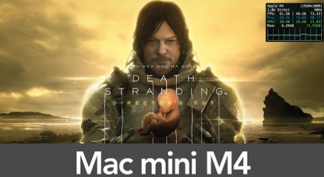 image 691 Apple M4 Mac mini Runs AAA Titles Like Death Stranding at 60+ FPS