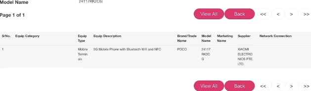 image 792 POCO F7 Pro Global Variant Spotted on IMDA Certification