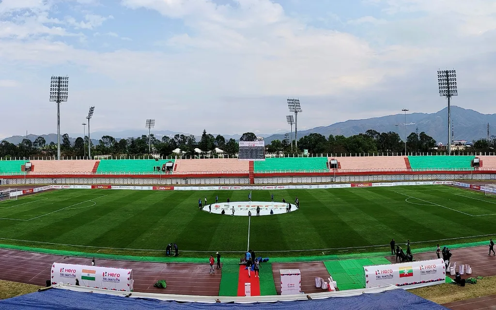 some photos from the beautiful khuman lampak stadium today v0 q53ogazozbpa1 The Top 10 Biggest Football Stadiums in India