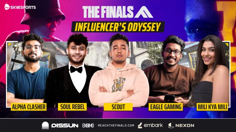 Get Ready for THE FINALS: Influencer’s Odyssey – An Epic Esports Tournament in India!