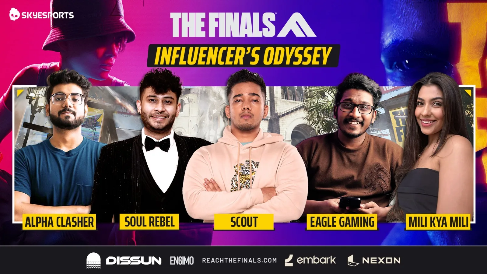 Get Ready for THE FINALS: Influencer’s Odyssey – An Epic Esports Tournament in India!