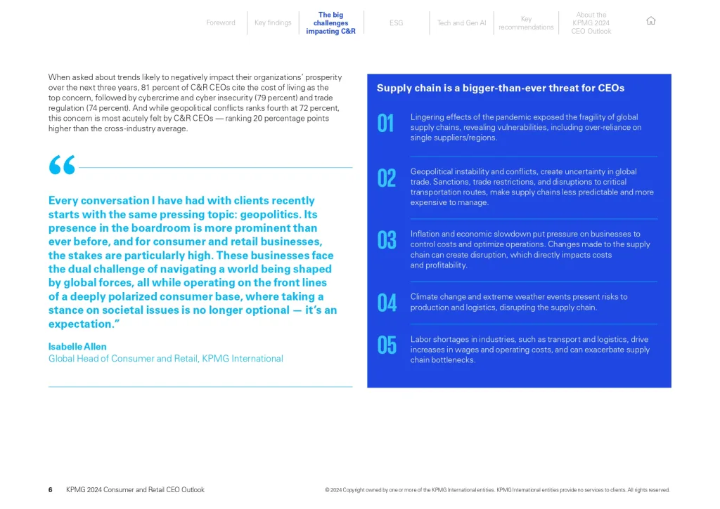 Consumer & Retail CEOs Bet Big on Growth Amid Uncertainty