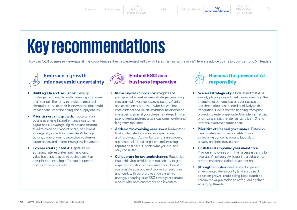 Consumer & Retail CEOs Bet Big on Growth Amid Uncertainty