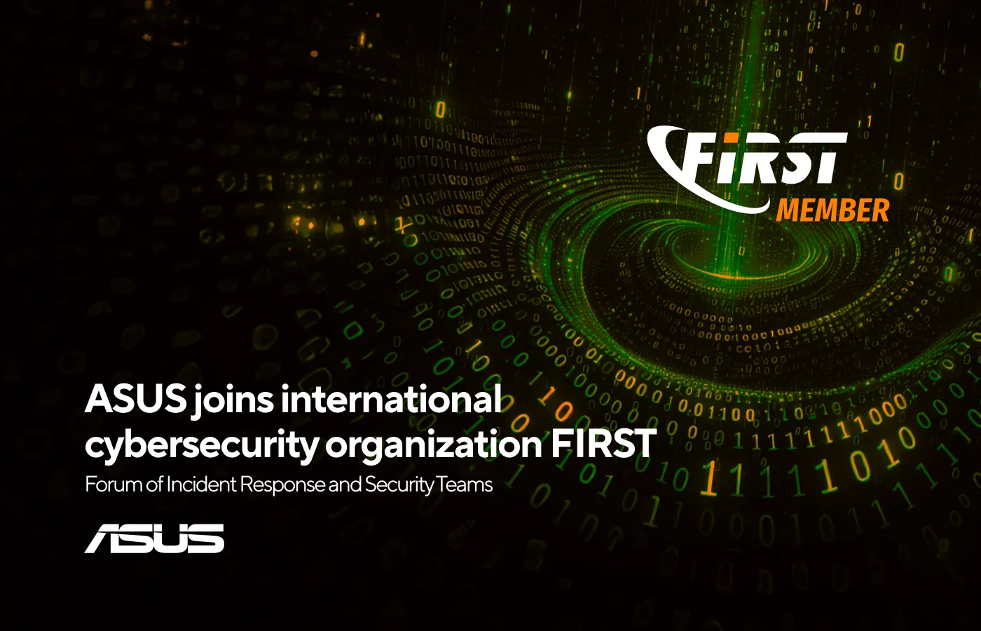 ASUS Joins FIRST: A Major Step Forward in Cybersecurity Commitment