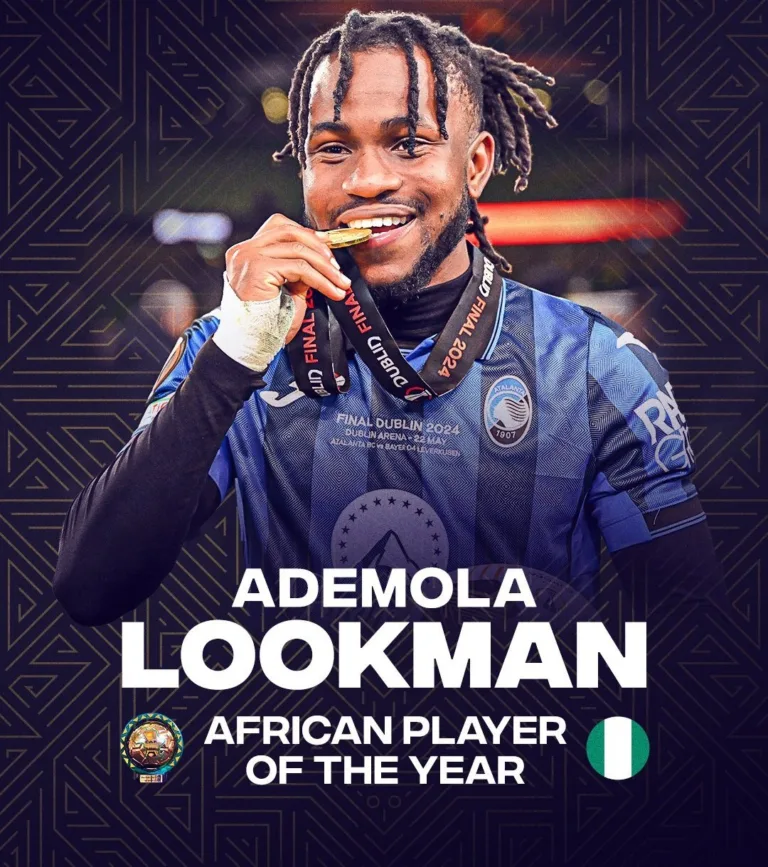 Ademola Lookman Crowned CAF African Footballer of the Year 2024