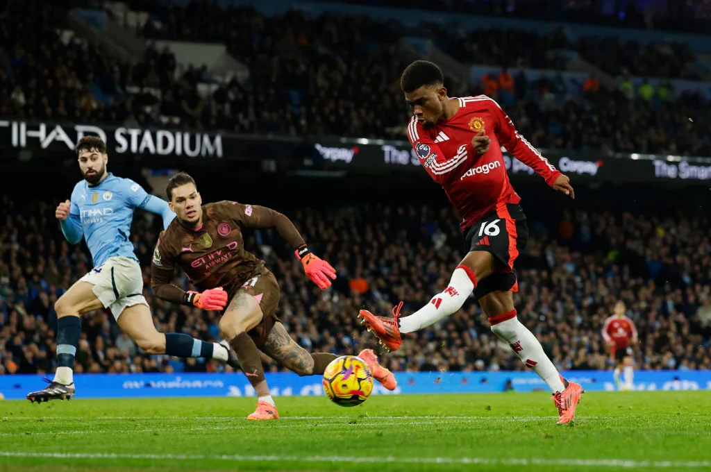 Amad Diallo Scoring the Winner Against City Manchester Derby Tactical Analysis: How Ruben Amorim Clinched His 2nd Victory Over Pep Guardiola?