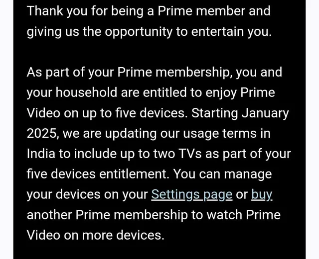 Amazon2 1 Amazon Prime India to Limit Device Logins from January 2025