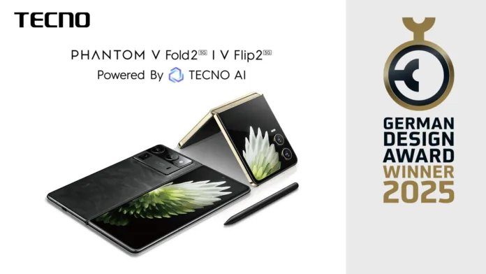 Award Endorsement TECNO Stuns at German Design Awards 2025 with Foldable Phones!