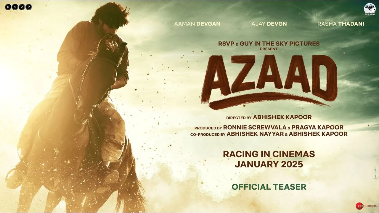 Azaad: Ajay, Aaman Devgan, and Rasha Thadani’s Film Releases Jan 2025