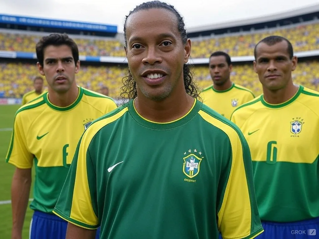 Brazil vs India football Brazil vs India Football Legends 2024: Brazil's 2002 Legends vs India Legends in Chennai, March 30