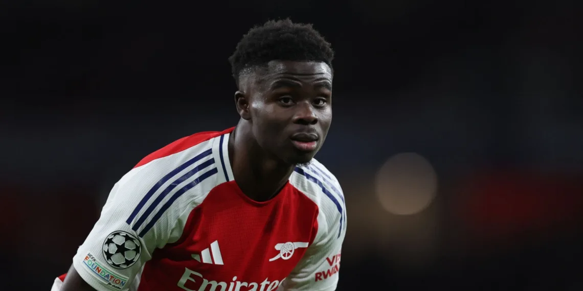Arsenal’s Bukayo Saka Set to Miss “Many Weeks” with Hamstring Injury, Confirms Arteta
