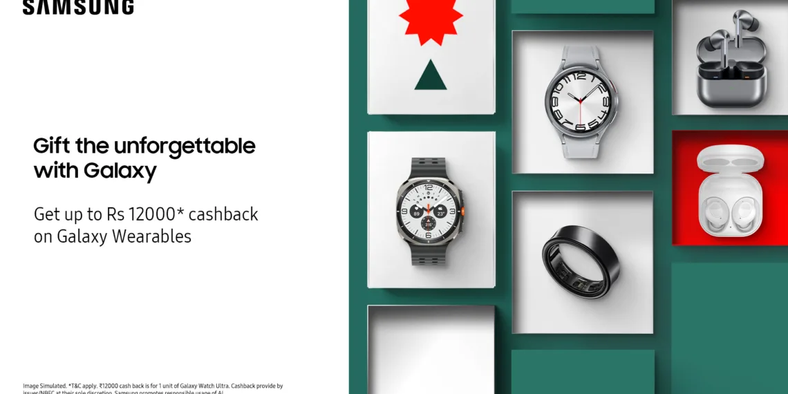 Samsung Christmas Sale: Huge Discounts on Galaxy Wearables in India