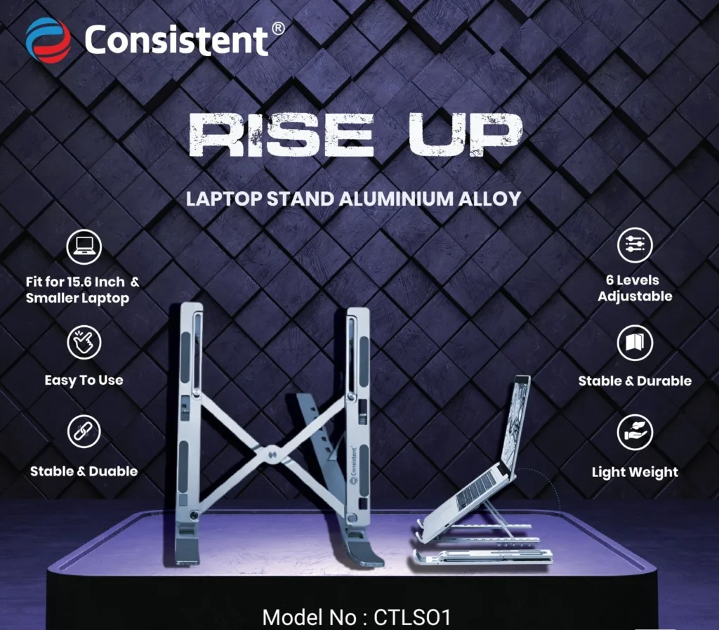 Rise Up Laptop Stand: Style, Comfort & Portability Unleashed!