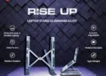 Rise Up Laptop Stand: Style, Comfort & Portability Unleashed!