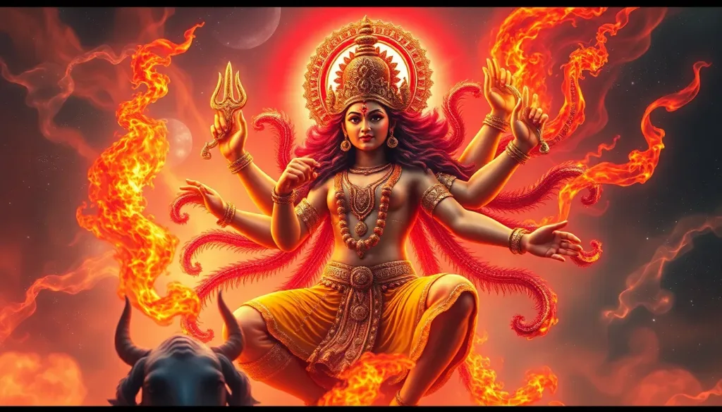 Get A Magnificent List of the Top 10 Powerful Hindu Warrior Goddess 1 Durga 1 Get A Magnificent List of the Top 10 Powerful Hindu Warrior Goddess