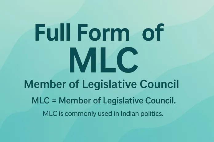 Full Form of MLC Full form of mlc