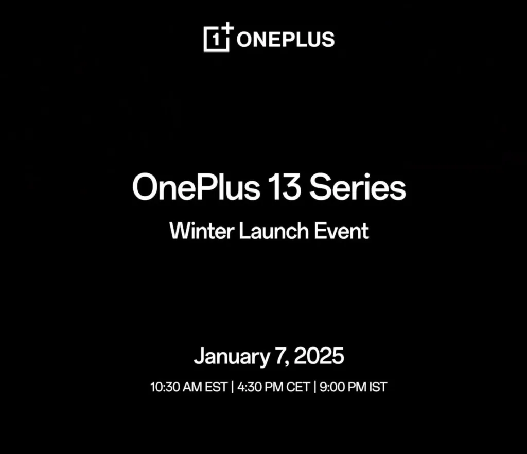 OnePlus 13 Series Launching January 7, 2025: Everything You Need to Know