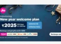 Reliance Jio ₹2025 New Year Recharge Plan: All Details Here