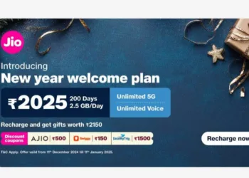 Reliance Jio ₹2025 New Year Recharge Plan: All Details Here