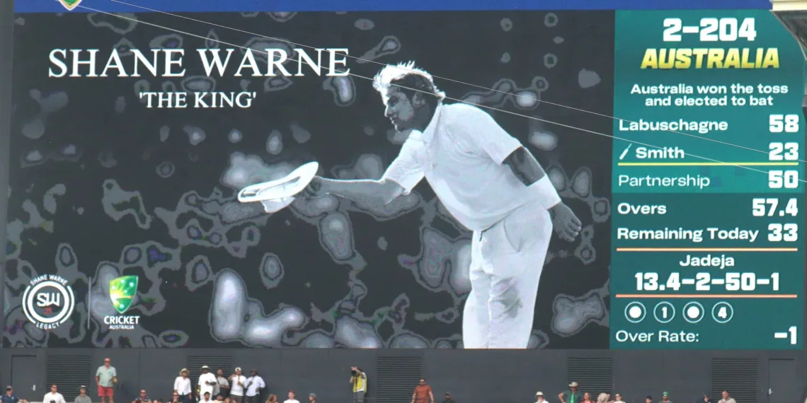 MCG Pays Heartfelt Tribute to Shane Warne: A Moment to Remember