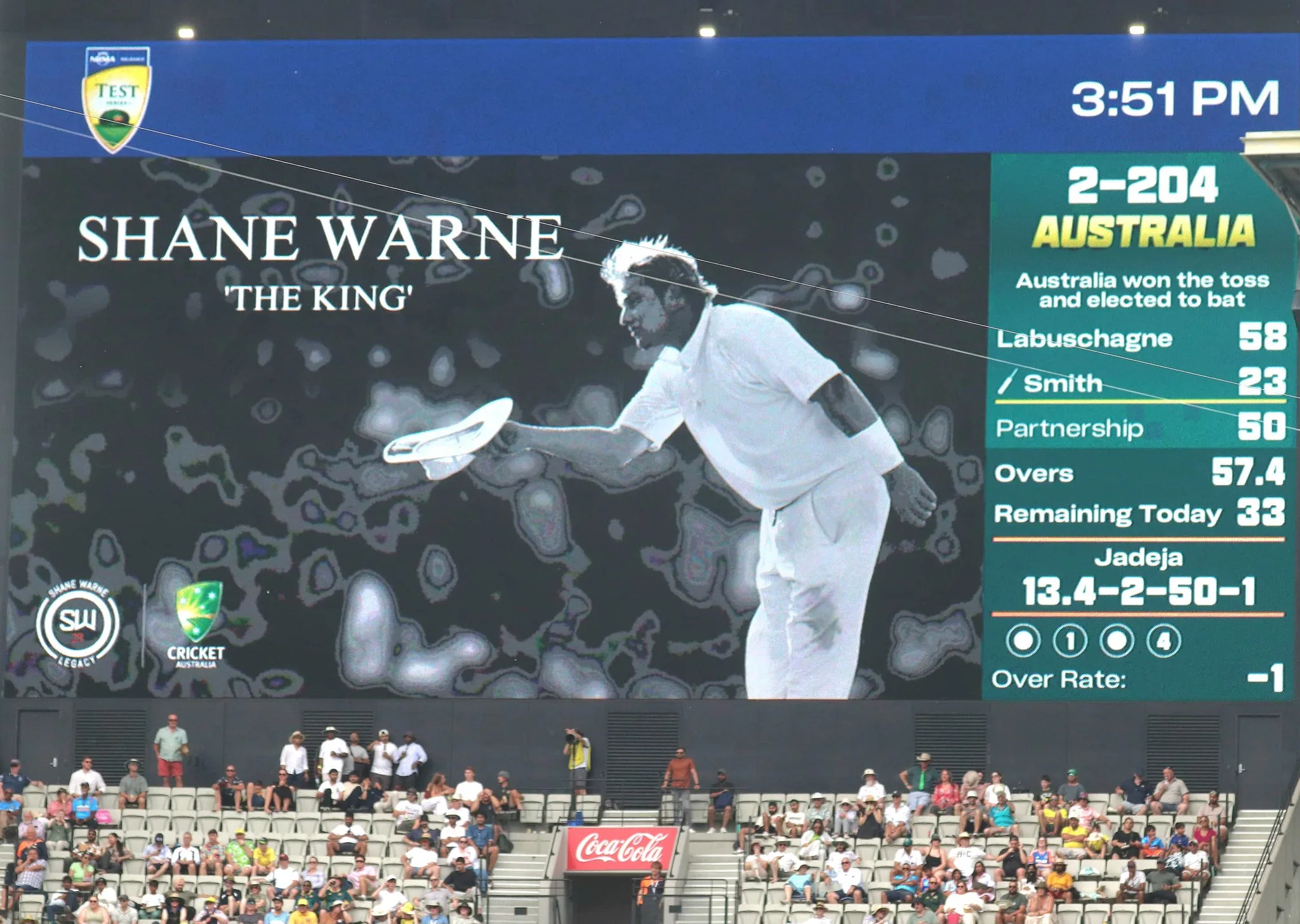 MCG Pays Heartfelt Tribute to Shane Warne: A Moment to Remember