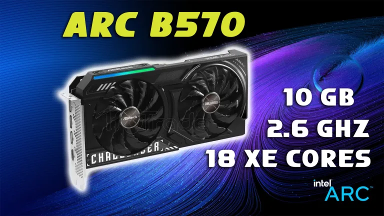 Intel Battlemage Arc B570 Leaked: 10 GB GDDR6, 2.6 GHz Clock