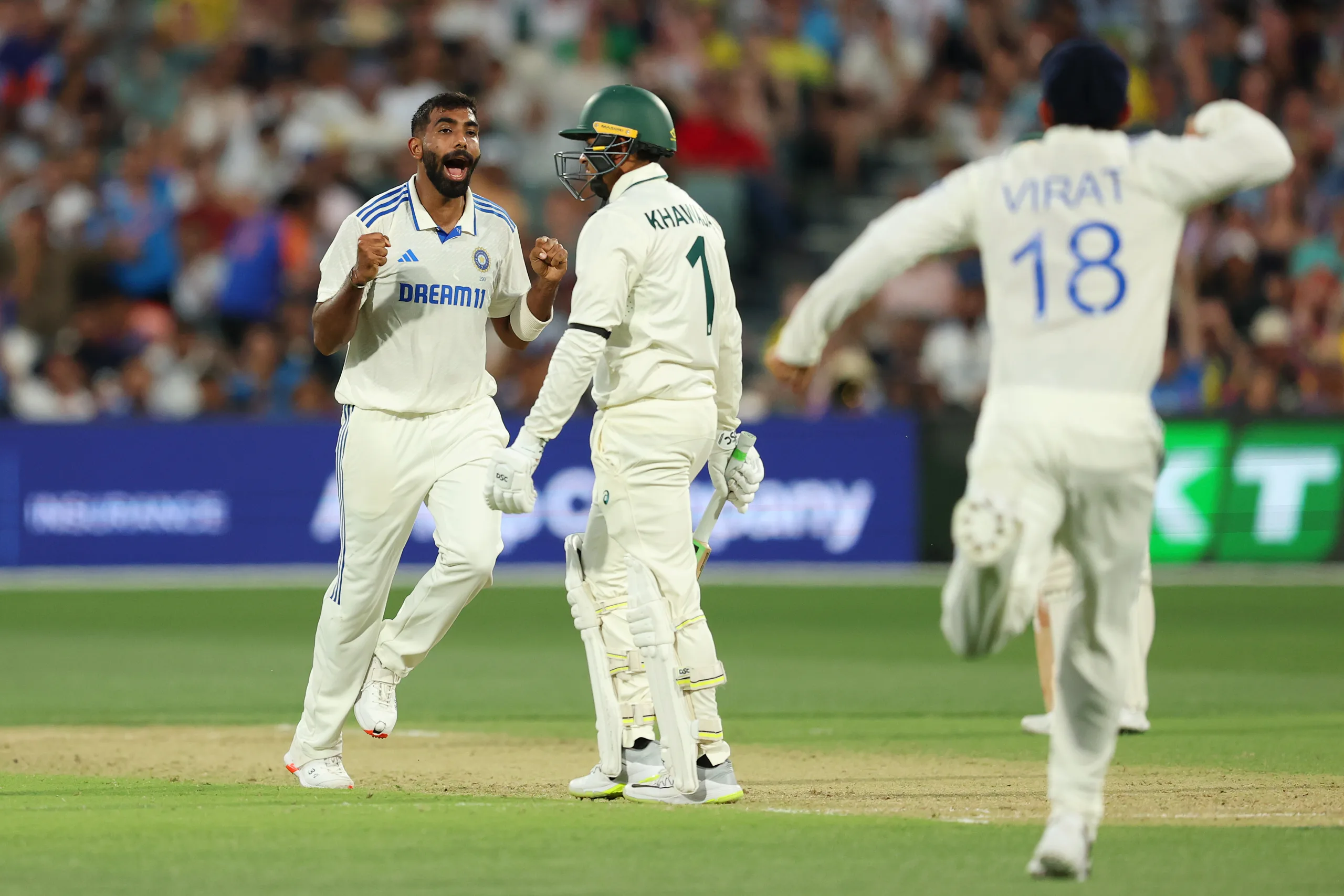 Australia vs India 2nd Test: Day 1 Match Report as McSweeney and Labuschagne Steady Australia After Starc's Fiery Performance Against India