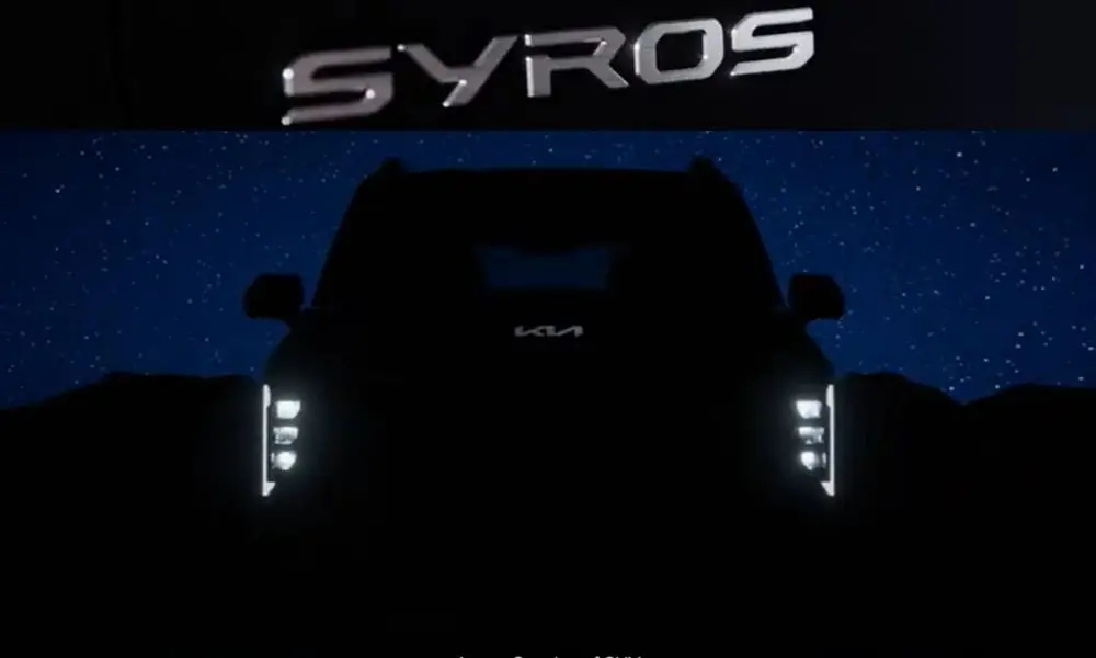 Kia Syros 2 1 Kia Syros Teased: Futuristic SUV Launching December 19