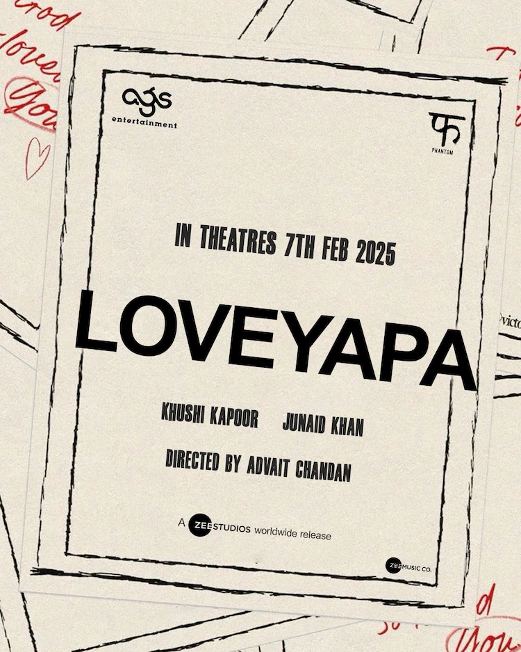 Loveyapa 2 1 Loveyapa Featuring Junaid Khan and Khushi Kapoor to Release in 2025