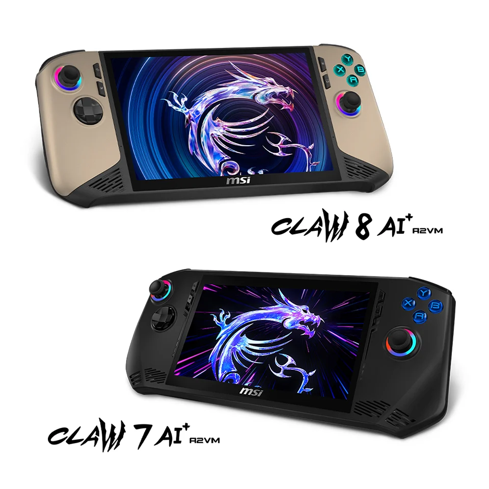 MSI 1 MSI Launches Claw 8 AI+ and Claw 7 AI+ Gaming Handhelds