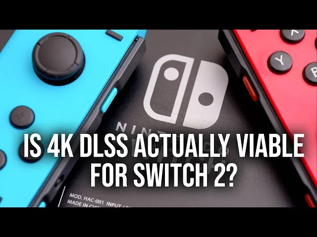 Nintendo Switch 1 1 Nintendo Switch 2 Likely to Use DLSS, Struggles with 4K