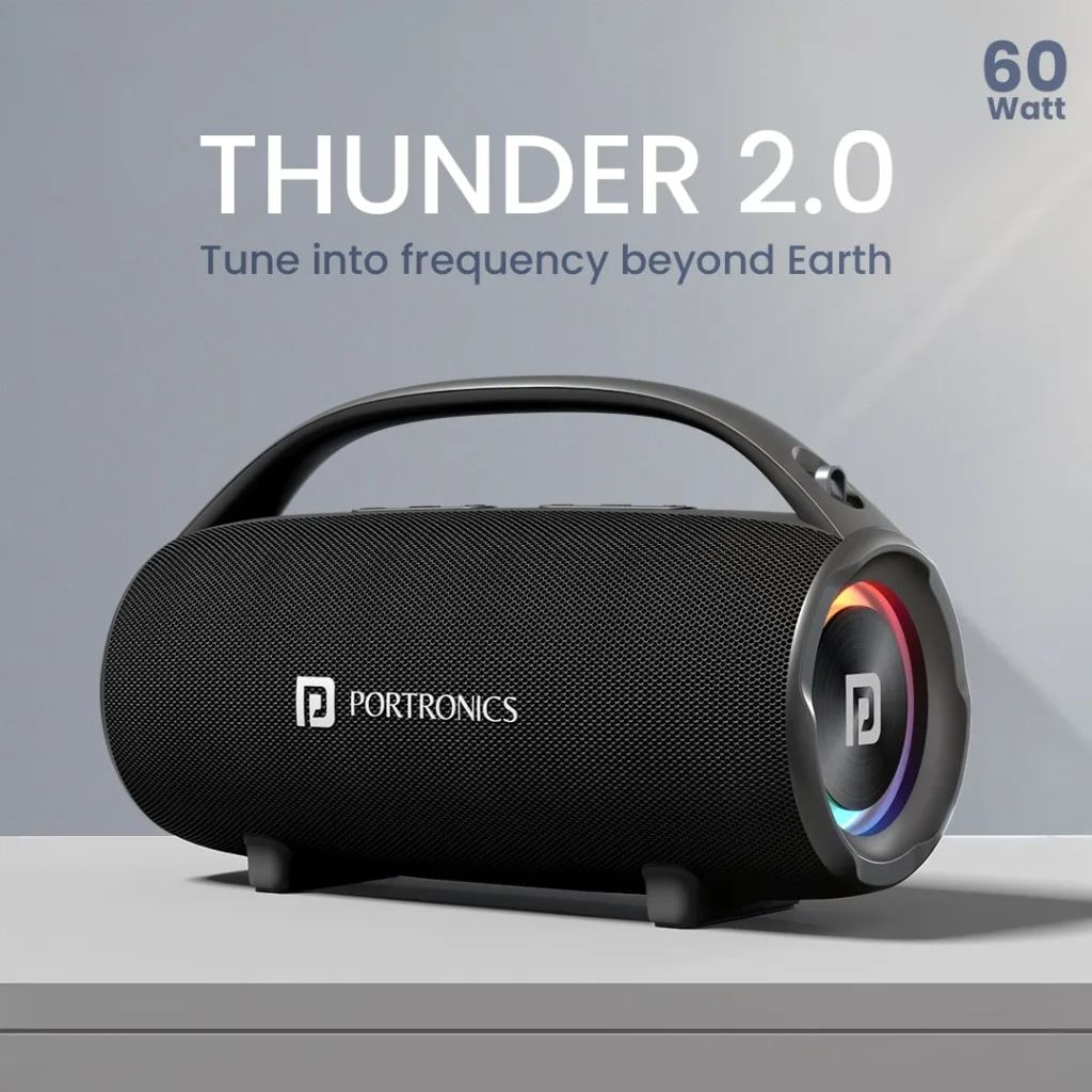 Portronics Thunder 2.0 TWS Speaker: Your Ultimate Party Companion